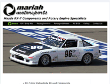 Tablet Screenshot of mariahmotorsports.com